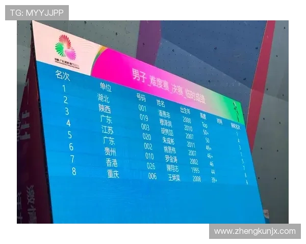 武汉攀岩队以82分稳居极限运动联赛积分榜首位展现强劲实力